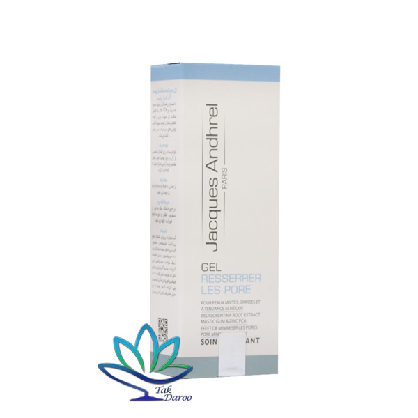 ژل جمع کننده منافذ باز پوست ژاک آندرل پاریس ۳۰ میلی لیتر ژل جمع کننده منافذ باز پوست ژاک آندرل پاریس ۳۰ میلی لیتر