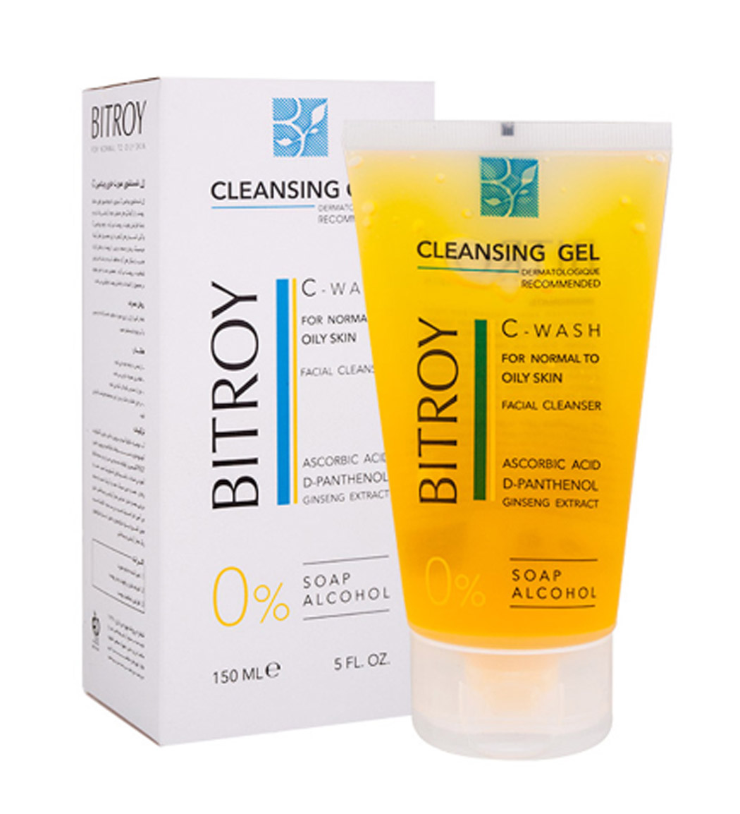 ژل شستشوی صورت مناسب پوست نرمال تا چرب بیتروی