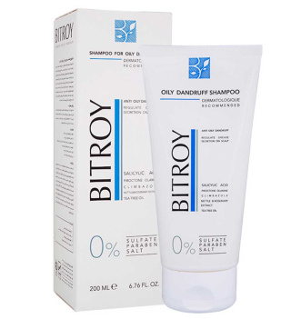 شامپو ضدشوره مناسب موهای چرب فاقد سولفات حجم 200 میل بیتروی