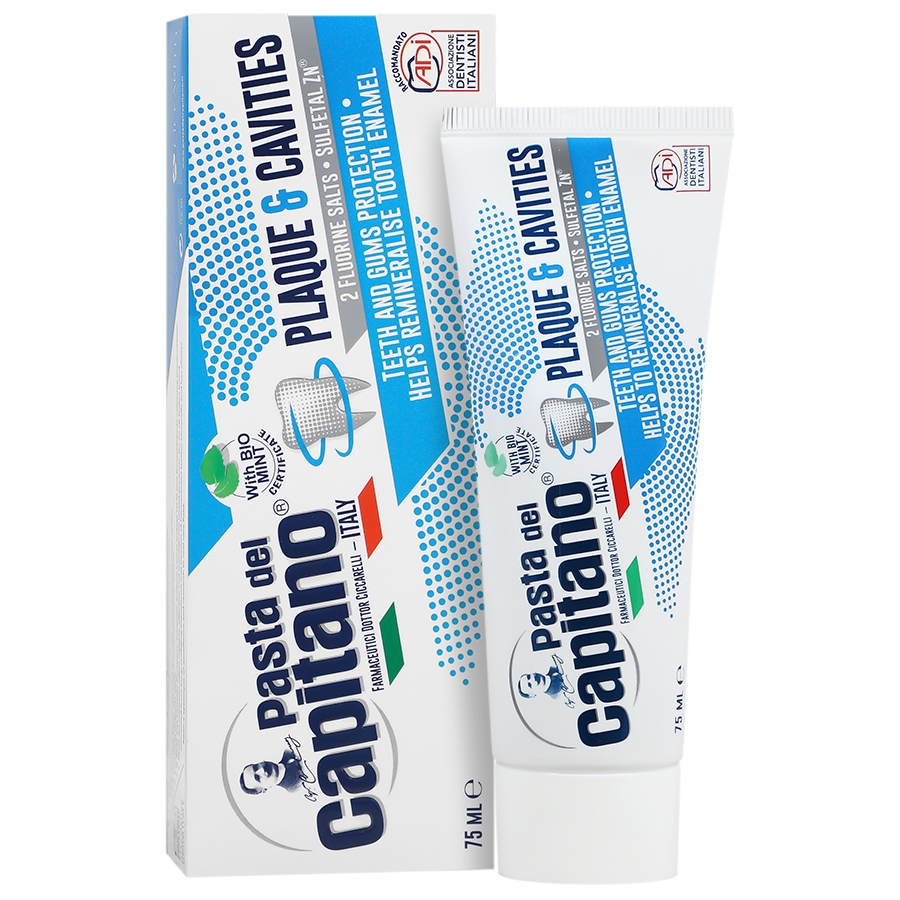 خمیر دندان ضد پلاک و پوسیدگی دندان کاپیتانو خمیر دندان ضد پلاک و پوسیدگی دندان کاپیتانو