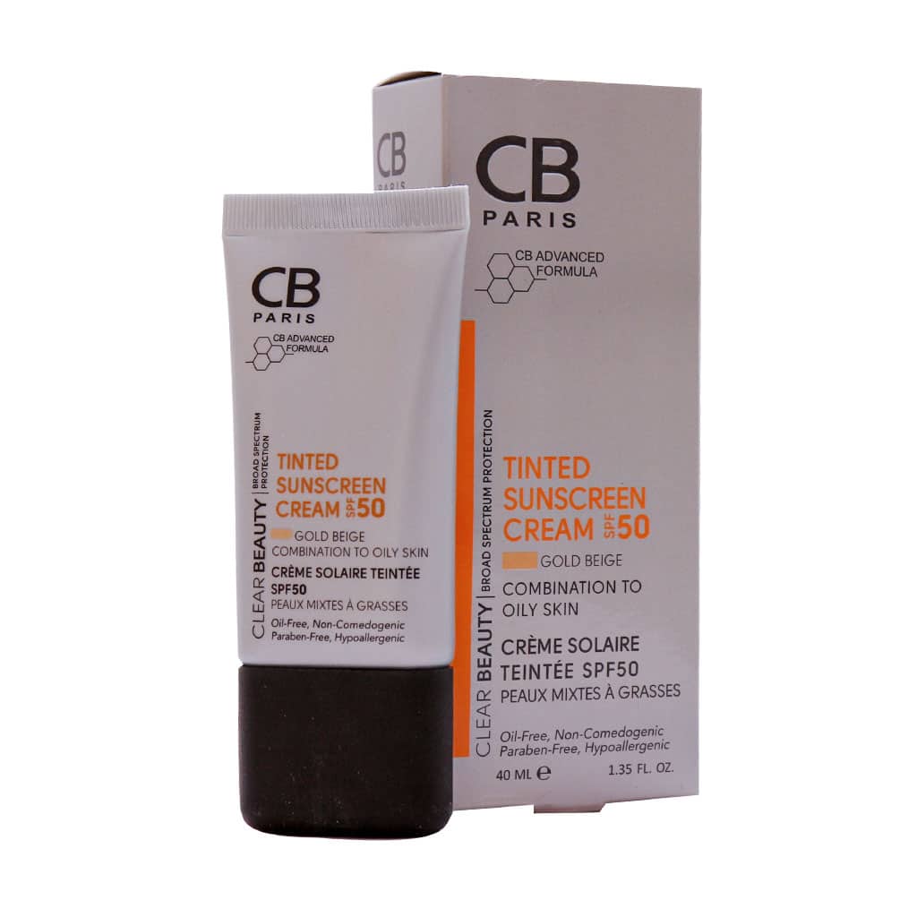 کرم ضد آفتاب SPF50 پوست مختلط تا چرب سی بی پاریس 40 میلی لیتر کرم ضد آفتاب SPF50 پوست مختلط تا چرب سی بی پاریس 40 میلی لیتر
