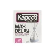 کاندوم تاخیری کاپوت مدل مکس لیدی بسته 3 عددی