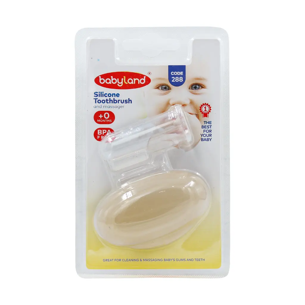 مسواک سیلیکونی کودک بیبی لند مدل 288