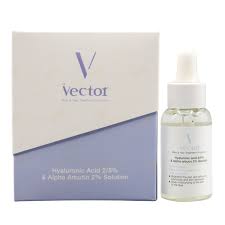 سرم هیالورونیک اسید٢/۵٪ و آلفا آربوتین۲٪ وکتور