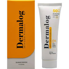 کرم ضد آفتاب و ضد لک بی رنگ پوست چرب درمالوگ SPF50