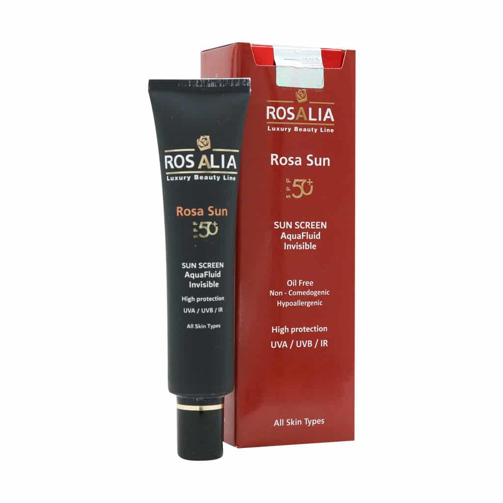 فلوئید ضد آفتاب بی رنگ 50 رزاسان رزالیا مناسب انواع پوست 40 میلی لیتر