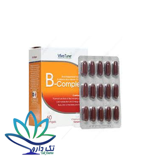 کپسول ژلاتینی ب کمپلکس ویواتیون 60 عدد کپسول ژلاتینی ب کمپلکس ویواتیون 60 عدد