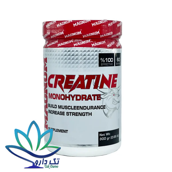 پودر کراتین مونوهیدرات مگنوم 300 گرمی پودر کراتین مونوهیدرات مگنوم 300 گرمی