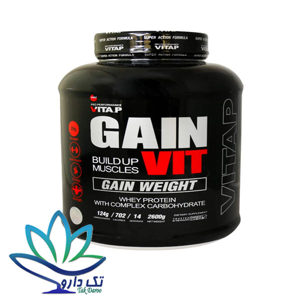 پودر گین ویت ویتاپی مکمل غذایی افزایش وزن 2600 گرم پودر گین ویت ویتاپی مکمل غذایی افزایش وزن 2600 گرم