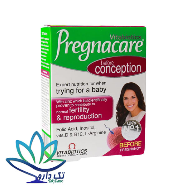 قرص پرگناکر کانسپشن ویتابیوتیکس 30 عدد قرص پرگناکر کانسپشن ویتابیوتیکس 30 عدد