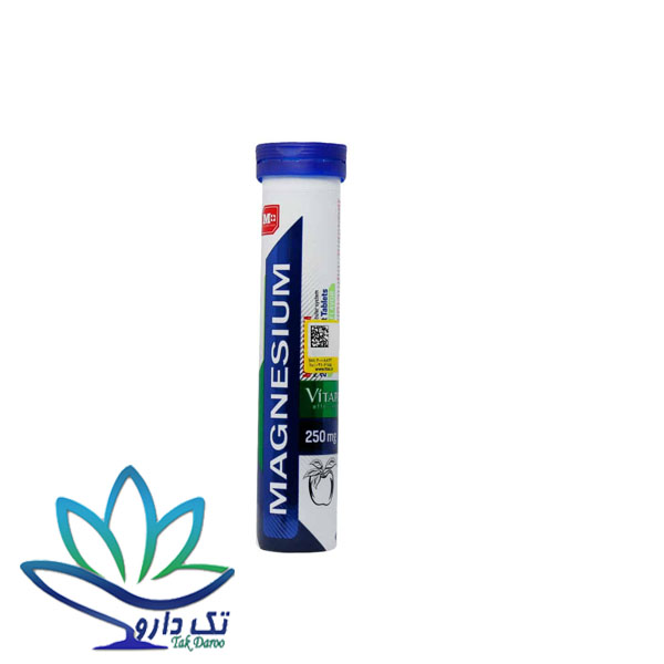 قرص جوشان منیزیم ۲۵۰ میلی گرم ویتاپرا ۲۰ عدد