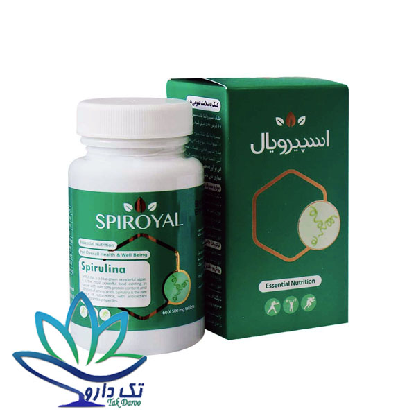 قرص جلبک اسپیرویال آرین گستر 60 عدد