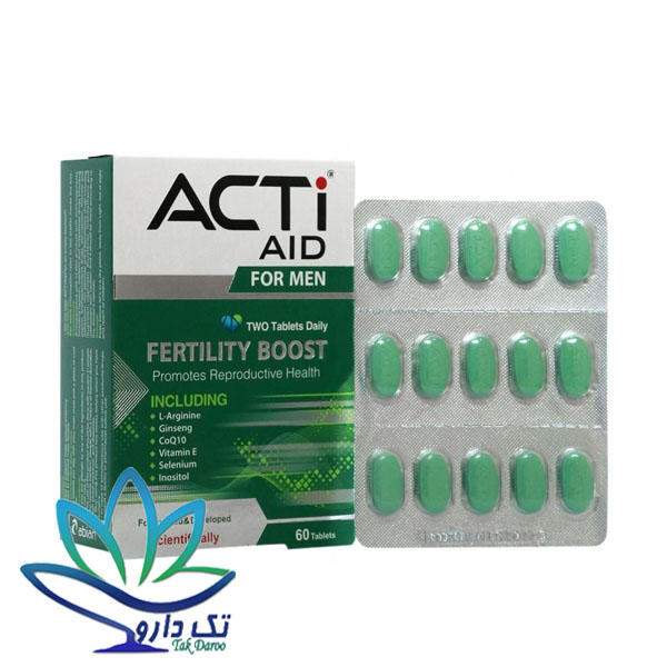 قرص اکتی اید فرتیلیتی بوست |60 عدد|تقویت قوای جنسی آقایان قرص اکتی اید فرتیلیتی بوست |60 عدد|تقویت قوای جنسی آقایان