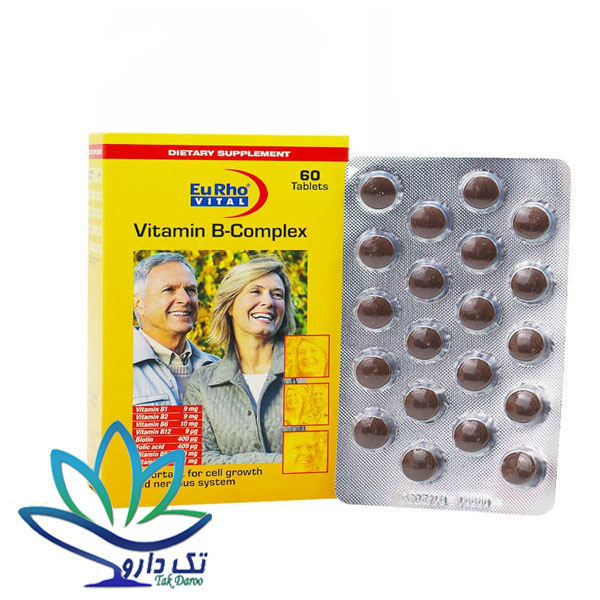 قرص ویتامین ب کمپلکس یوروویتال 60 عدد