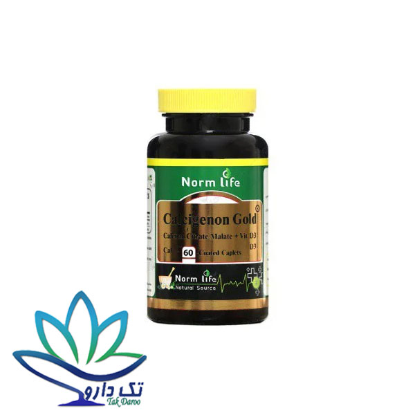 قرص روکش دار کلسی ژنون گلد نورم لایف 60 عدد