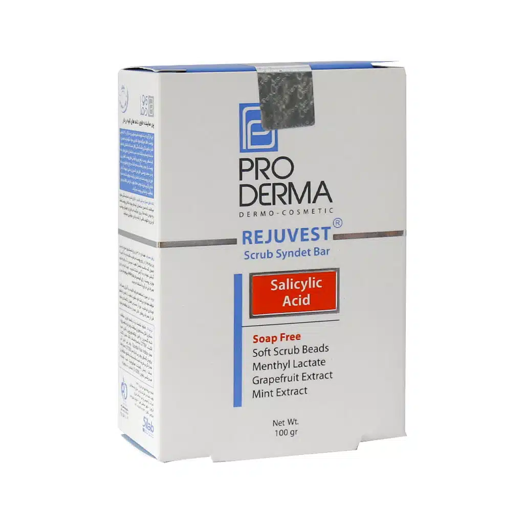 پن ساینده حاوی دانه های لایه بردار پرودرما 100 گرم پن ساینده حاوی دانه های لایه بردار پرودرما 100 گرم