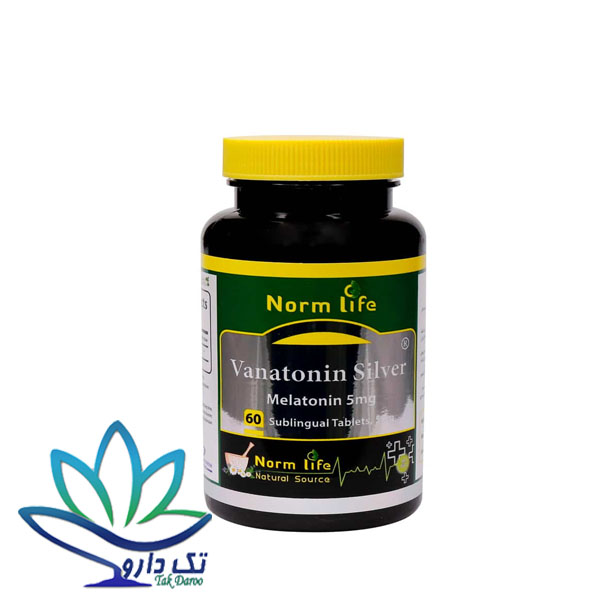 قرص زیر زبانی واناتونین سیلور 5 میلی گرم نورم لایف 60 عدد قرص زیر زبانی واناتونین سیلور 5 میلی گرم نورم لایف 60 عدد