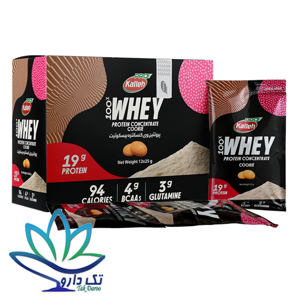 ساشه پروتئین وی کنسانتره کاله بسته 12 عددی