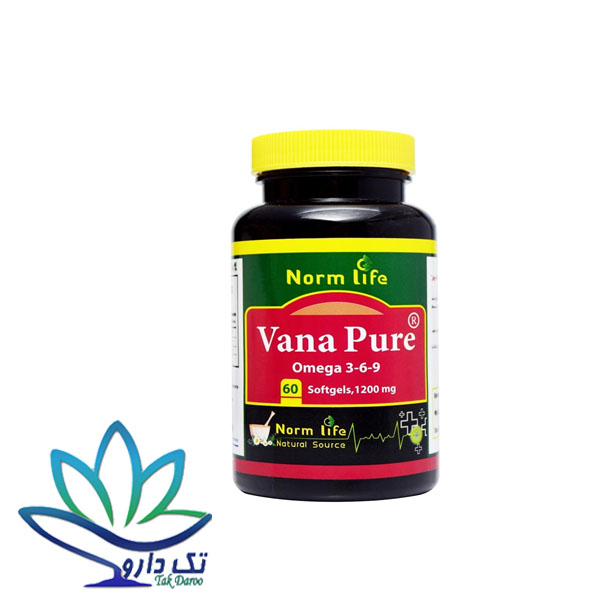کپسول امگا 3 6 9 وانا پیور نورم لایف 60 عدد کپسول امگا 3 6 9 وانا پیور نورم لایف 60 عدد