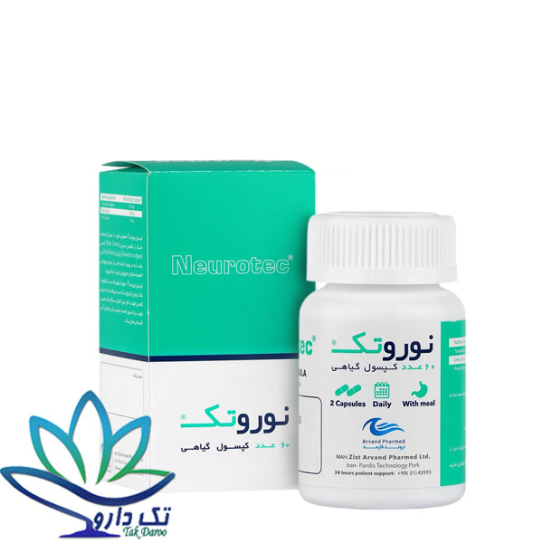 کپسول نوروتک نانو حیات دارو 60 عدد