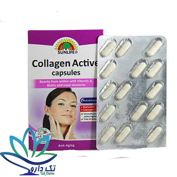کپسول کلاژن اکتیو سان لایف ۳۰ عددی