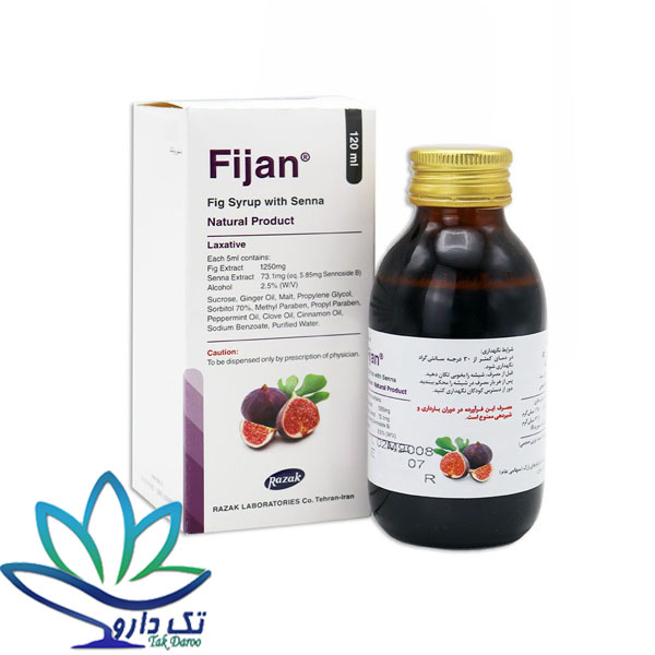شربت فیژان رازک 120 میلی لیتر شربت فیژان رازک 120 میلی لیتر