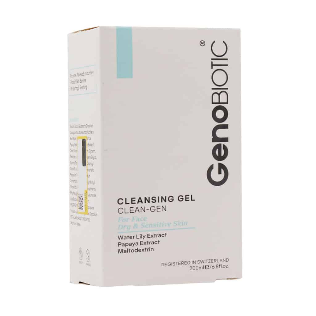 ژل شستشوی صورت پوست خشک و حساس ژنوبایوتیک 200 میلی لیتر ژل شستشوی صورت پوست خشک و حساس ژنوبایوتیک 200 میلی لیتر