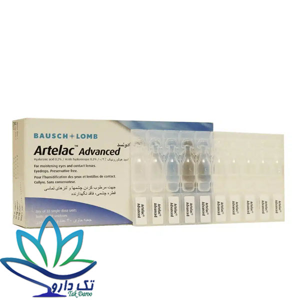 قطره تک دوز آرتلاک ادونسد بوش اند لومب 30 عدد