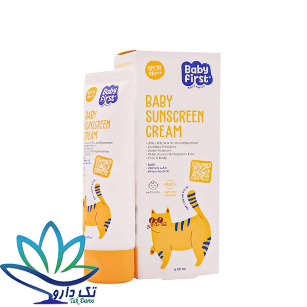 کرم ضد آفتاب کودکان SPF30 بیبی فرست سی گل ۵۰ میلی لیتر کرم ضد آفتاب کودکان SPF30 بیبی فرست سی گل ۵۰ میلی لیتر