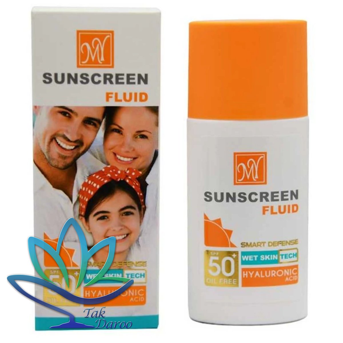 فلوئید ضد آفتاب SPF50 مای مدل Hyaluronic Acid حجم 50 میلی لیتر