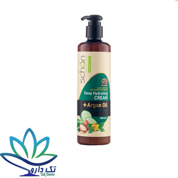 کرم مرطوب کننده پمپی آلوئه ورا و خیار 300میل شون
